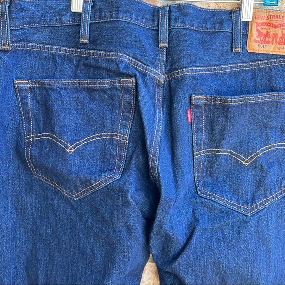 🍒💣 Levi’s 501 dark denim jeans - Picture 6 of 12